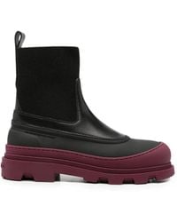 Moncler - Vera Leather Ankle Boots - Lyst