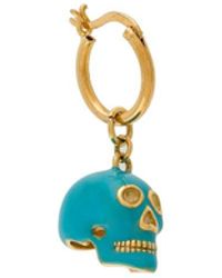 True Rocks Oorring Met Doodskop - Metallic