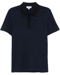 Lacoste - Logo-Appliqué Cotton Polo Shirt - Lyst