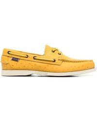 Sebago Logo-embossed Boat Shoes - Yellow