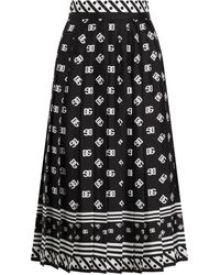 Dolce & Gabbana - 'foulard' Rok - Lyst