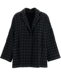 Daniela Gregis - Gladiolo Check Wool Jacket - Lyst