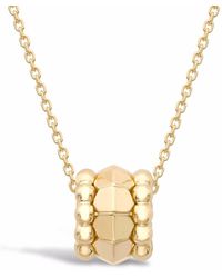 Pragnell - 18Kt Bohemia Three Row Peaked Hexagonal Necklace - Lyst