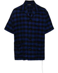 Mastermind Japan - Checked Cotton Shirt - Lyst