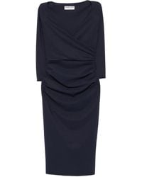 La Petite Robe Di Chiara Boni - Robe Mi-Longue À Fronces - Lyst