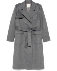 Sandro - Cappotto Doppiopetto - Lyst