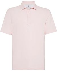 Brunello Cucinelli - Polo Con Bottoni - Lyst