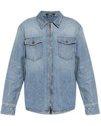 Versace - Camisa Con Bolsillos En El Pecho - Lyst