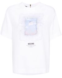 Moschino - Camiseta con estampado gráfico - Lyst