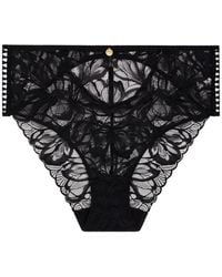 Aubade - After Hours High-Waist Lace-Embroidered Briefs - Lyst