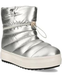 Ice Play - Quilted Metallic-Effect Boots - Lyst