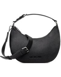 Love Moschino - Borsa A Tracolla Con Placca Logo - Lyst