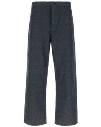 Prada - Pantalones Con Placa Del Logo Y Bolsillo - Lyst