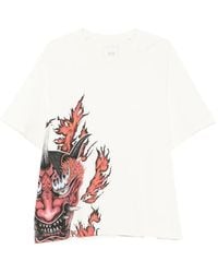 Y-3 - T-Shirt Imprimé À Manches Raglan - Lyst