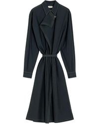 Lemaire - Asymmetrical-Panel Shirt Dress - Lyst
