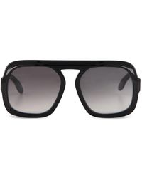 Emmanuelle Khanh - Lunettes De Soleil À Monture Oversize - Lyst