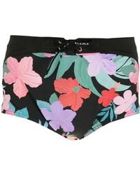 Amir Slama - Print Hibiscus Swimming Trunks - Lyst