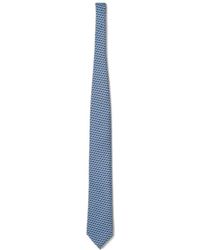 ZEGNA - Palm-Print Silk Tie - Lyst