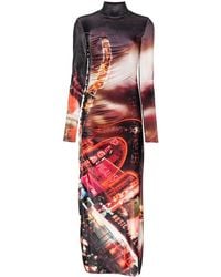 Jean Paul Gaultier - Turtle Neck Mesh Dress Pigalle - Lyst