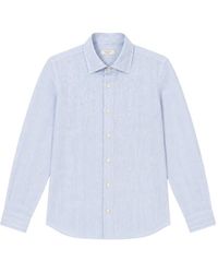 Seventy - Striped Linen Shirt - Lyst