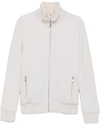 Barba Napoli - Ribbed-Knit Faux-Fur-Trim Jacket - Lyst