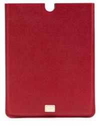 Dolce & Gabbana - Logo-plaque Leather Tablet Case - Lyst