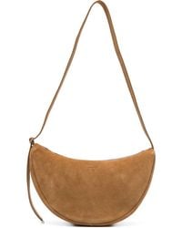 Sandro - Small Zipped Split Leather Hobo - Lyst