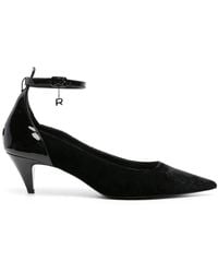 Rochas - Wildleder-Pumps Mit Cloqué-Effekt 55Mm - Lyst