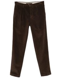 Incotex - Pleated Corduroy Trousers - Lyst