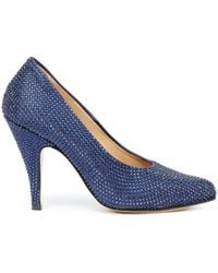 Maison Margiela - Tabi 110Mm Rhinestone-Embellished Pumps - Lyst