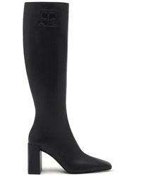 Courreges - Heritage Leather Knee-high Boots - Lyst