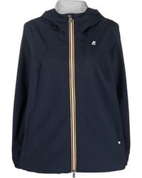 K-Way - Marguerite Hooded Windbreaker Jacket - Lyst