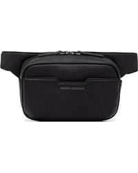 ARMANI EXCHANGE - Pebbled-Effect Belt Bag - Lyst