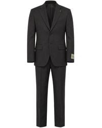 Corneliani - Chalk-Stripe Scalloped Suit - Lyst