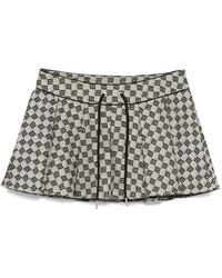 MISBHV - Minirock aus Monogramm-Jacquard - Lyst