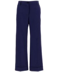 Alberto Biani - Cuffed Trousers - Lyst