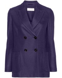 Circolo 1901 - Double-breasted Knitted Blazer - Lyst