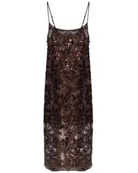 Baum und Pferdgarten - Avani Sequin-Embellished Midi Dress - Lyst