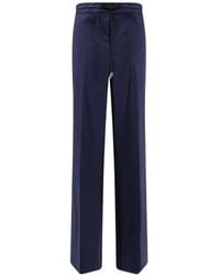 Semicouture - Drawstring-Fastening Trousers - Lyst