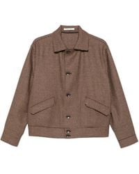 Tagliatore - Veste Boutonnée À Motif Pied-De-Poule - Lyst