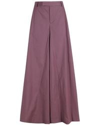 FEDERICA TOSI - Belt-Loops Palazzo Pants - Lyst