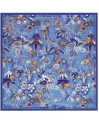 Inoui Edition - Graphic-Print Square Scarf - Lyst