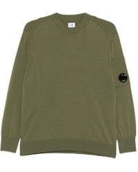 C.P. Company - Lens-Detail Crew-Neck Sweater - Lyst