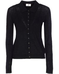 Elisabetta Franchi - Button-Front Cardigan - Lyst
