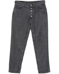 Dondup - Koons Button Cotton Denim Jeans - Lyst