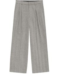 Anine Bing - Belen Herringbone Trousers - Lyst