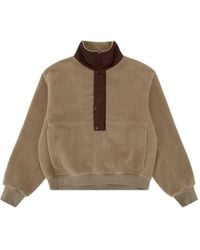 Entire studios - Fleece Panelled Sweatshirt - Lyst