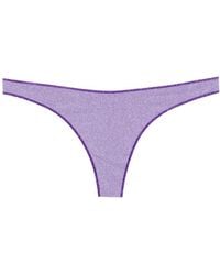 Mc2 Saint Barth - Naomi Lurex Bikini Bottoms - Lyst