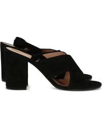 Gianvito Rossi - Sandalen Met Gekruiste Bandjes En Blokhak - Lyst