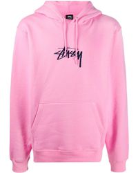felpa stussy rosa
